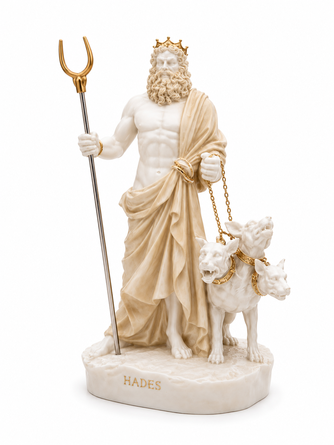 Hades statue with Cerberus — image 4