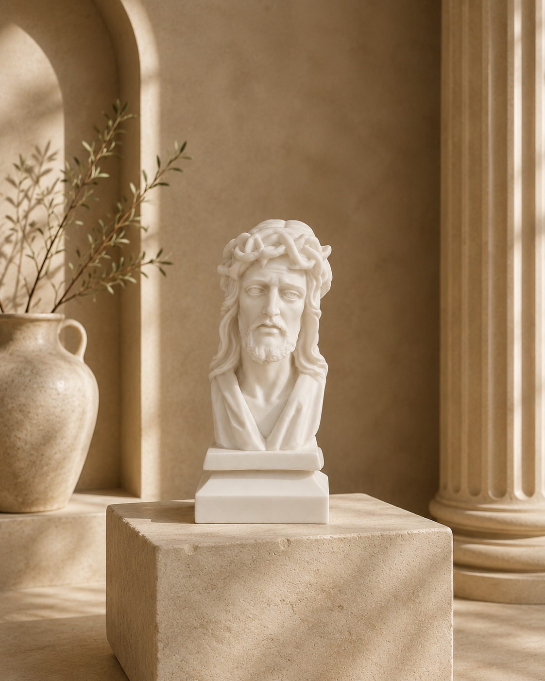 Jesus bust statue — image 3