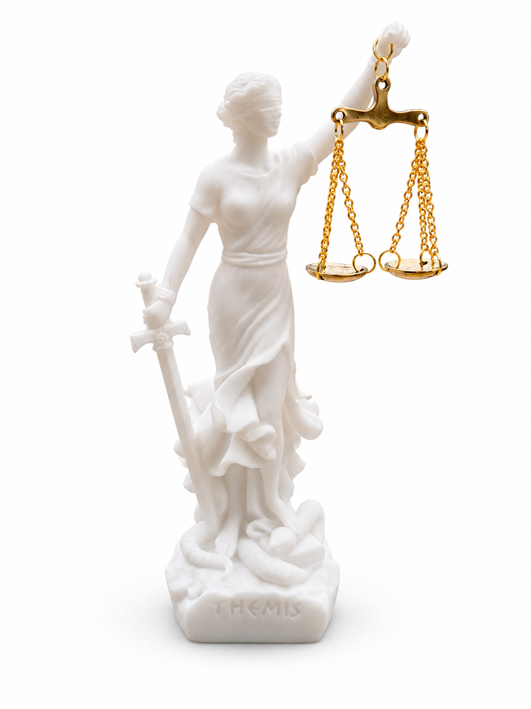 Themis Goddess of Justice (Latin letters)