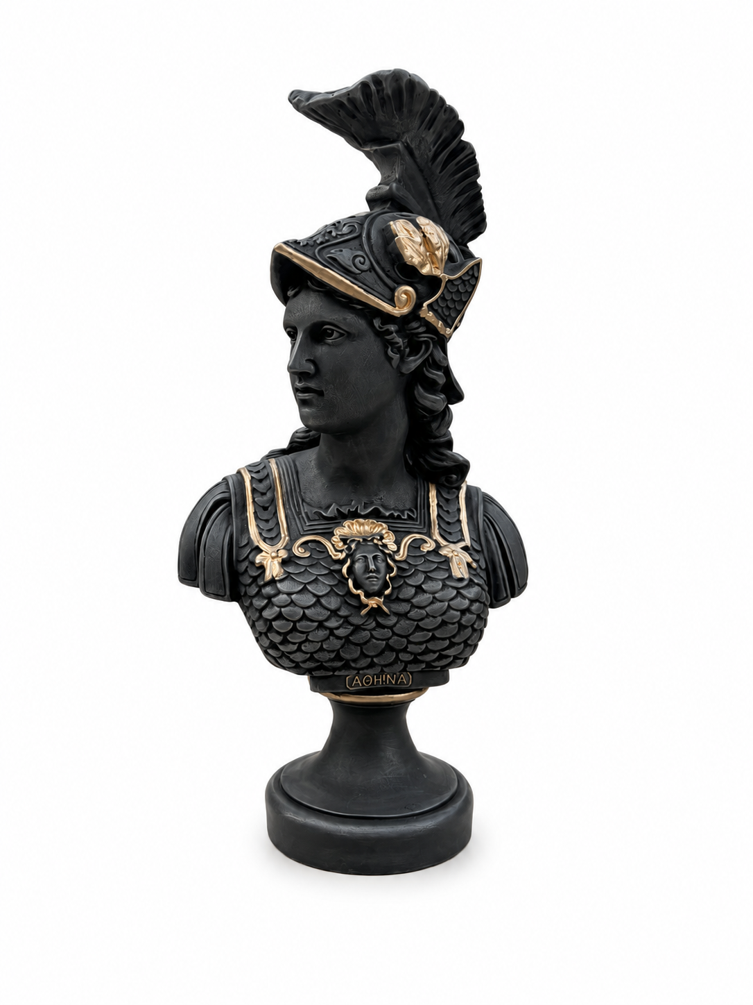 Athena profile view Bust statue — image 7