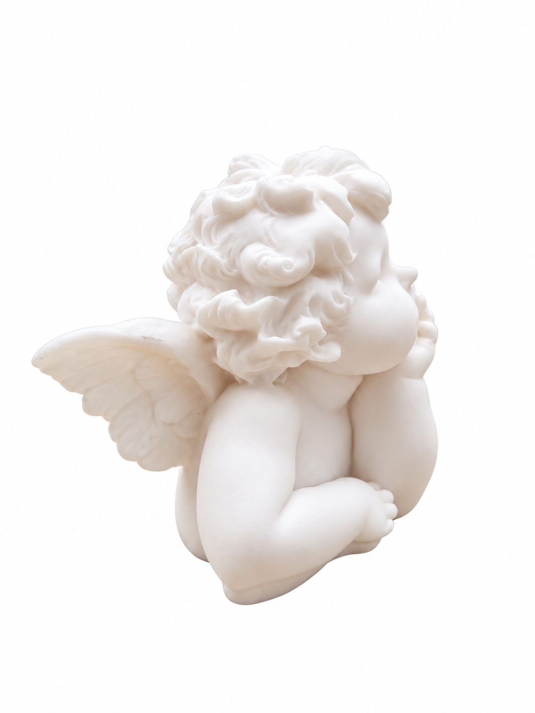 Little Angel thinking statue — image 2