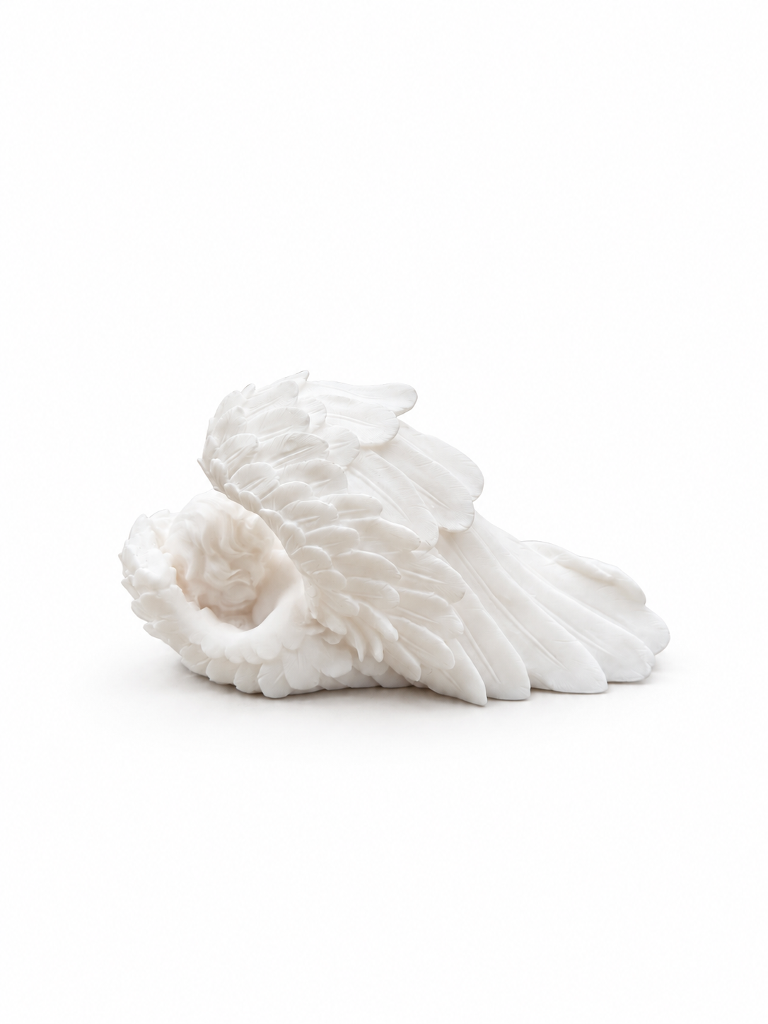 Angel sleeping right view statue — image 2