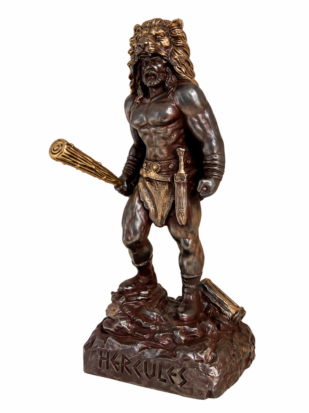 Hercules in a lion hat holds a bat — image 5