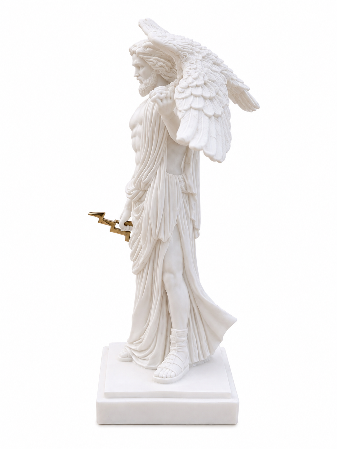 Zeus holding an eagle and thunder — image 2
