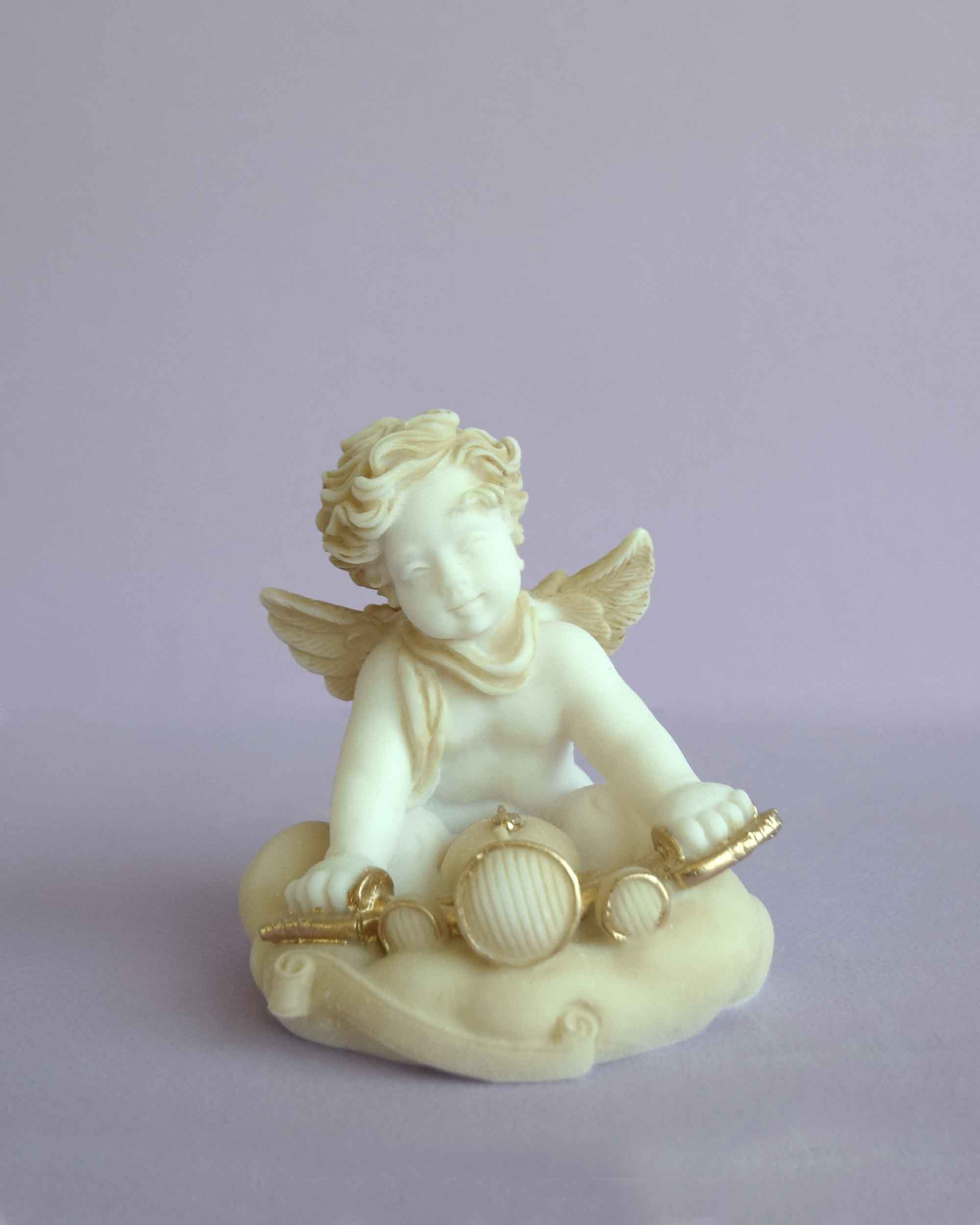 Angel riding the bike statue