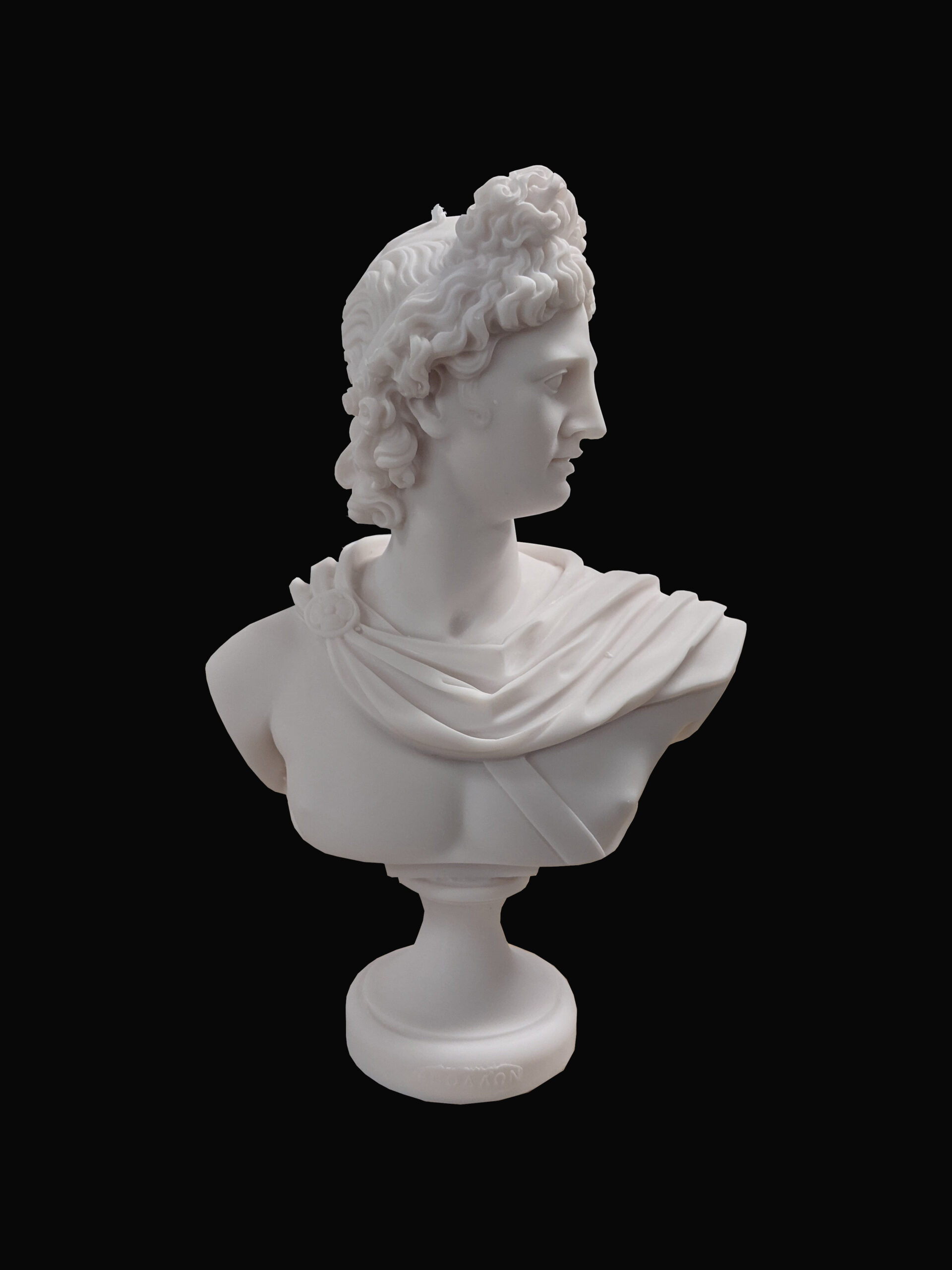 Apollo bust statue — image 3