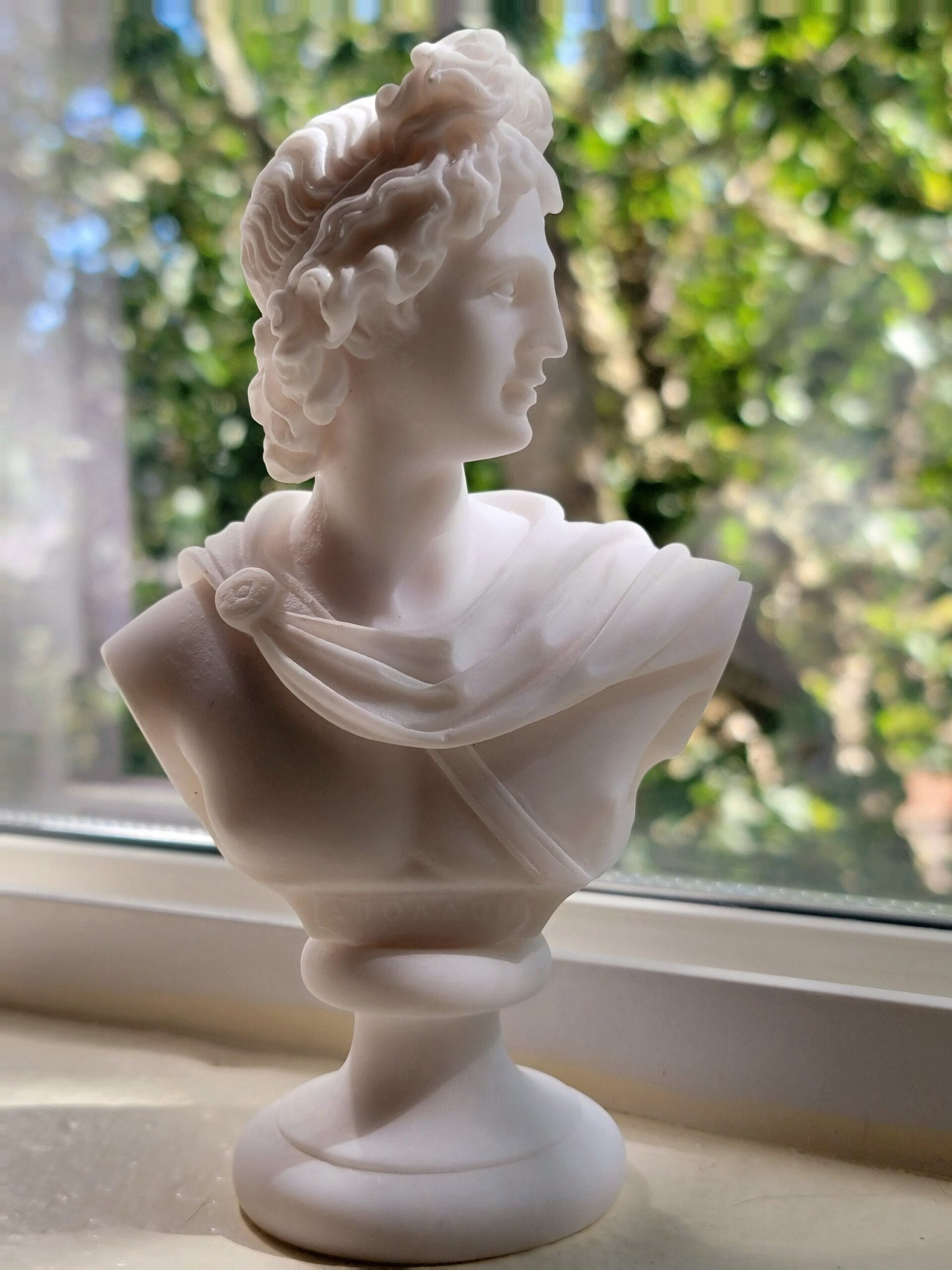 Apollo bust statue — image 8