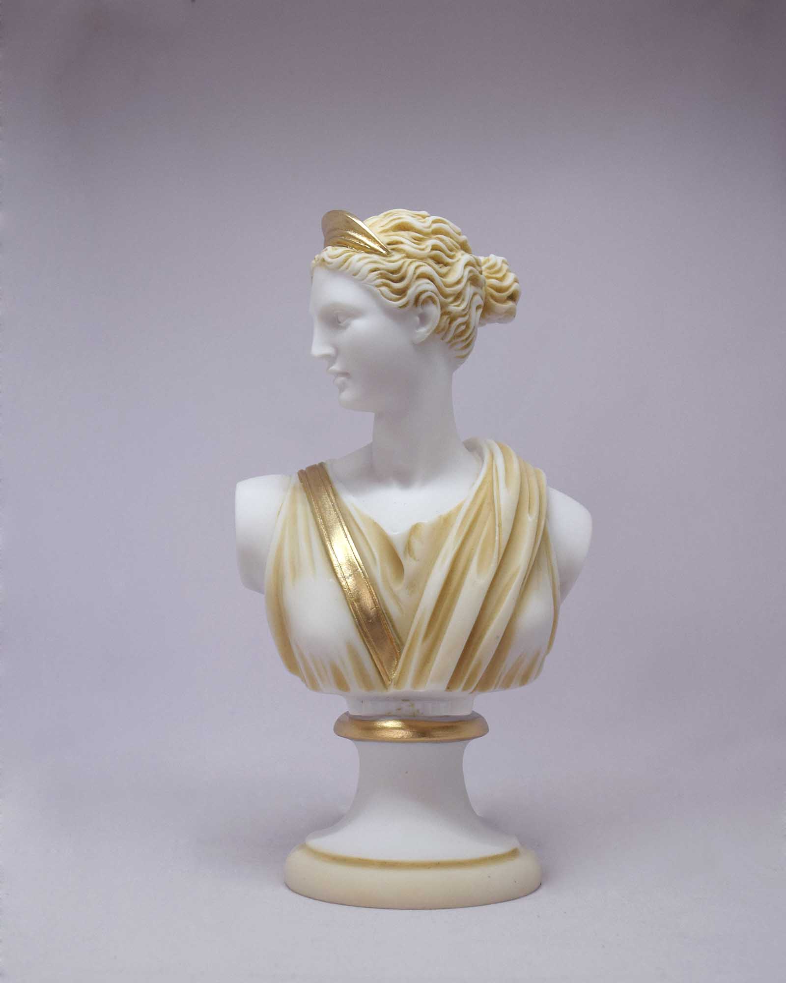 Artemis bust statue