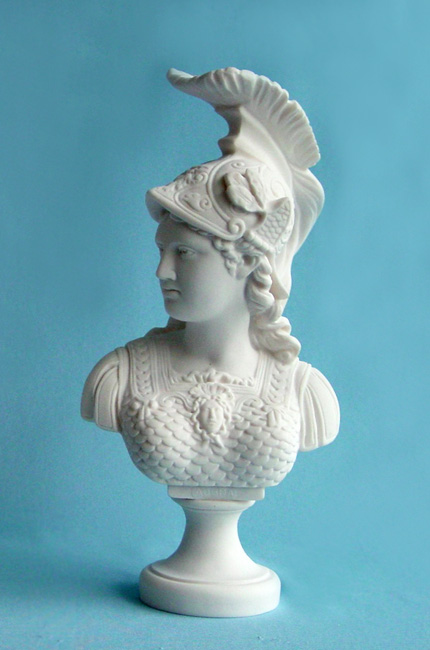 Athena profile view Bust statue — image 3