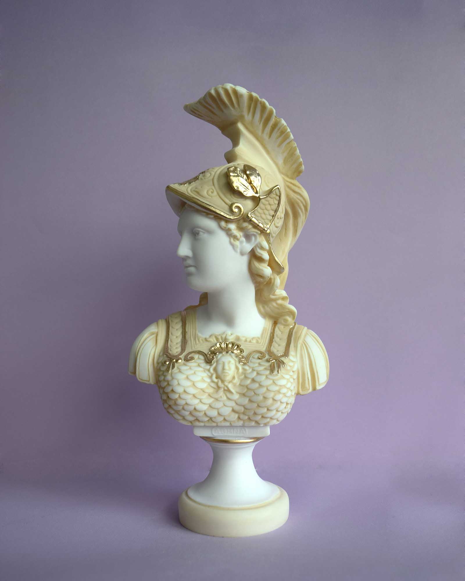 Athena profile view Bust statue — image 4