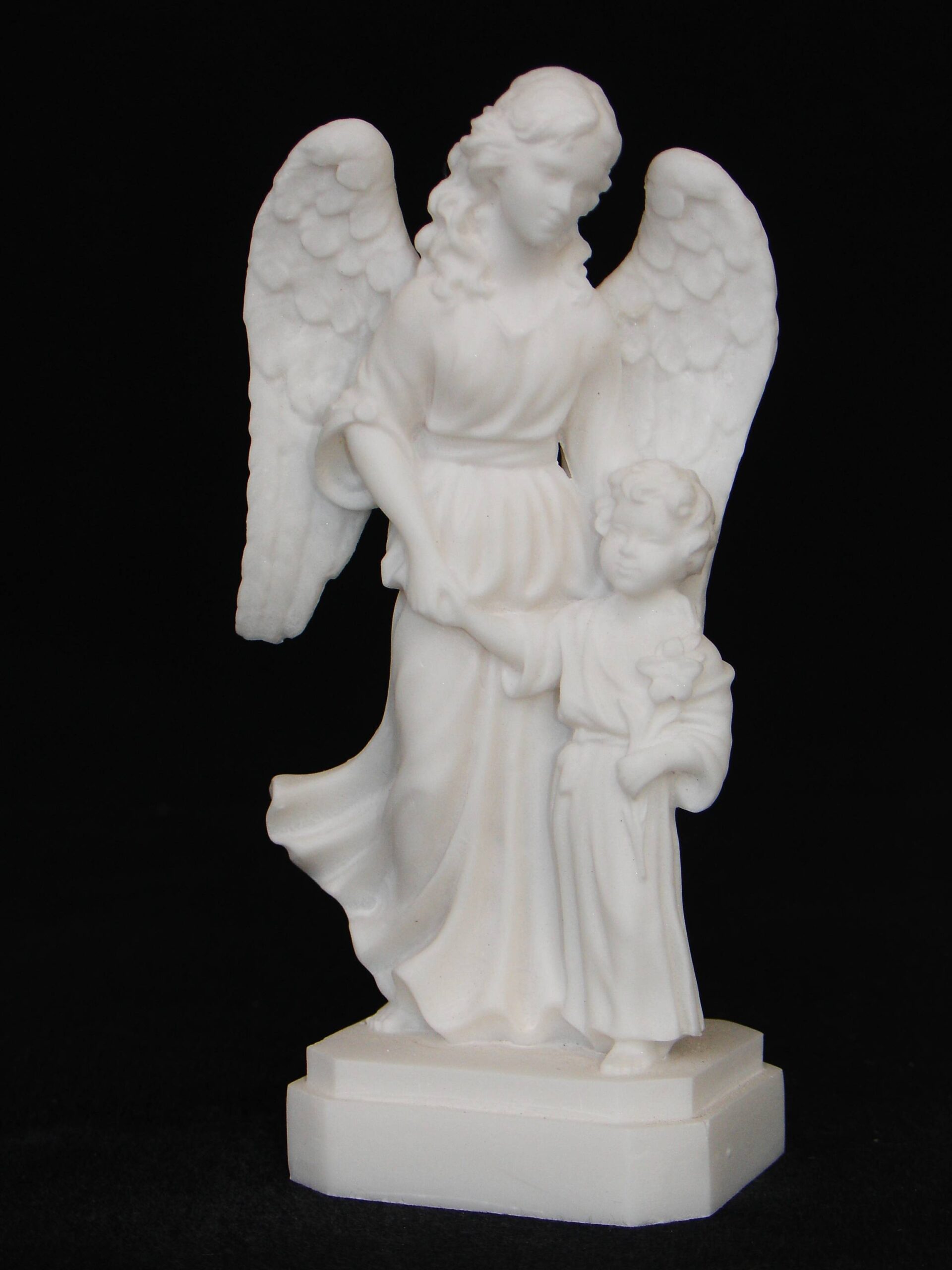 Guardian Angel with a girl holding a flower — image 2