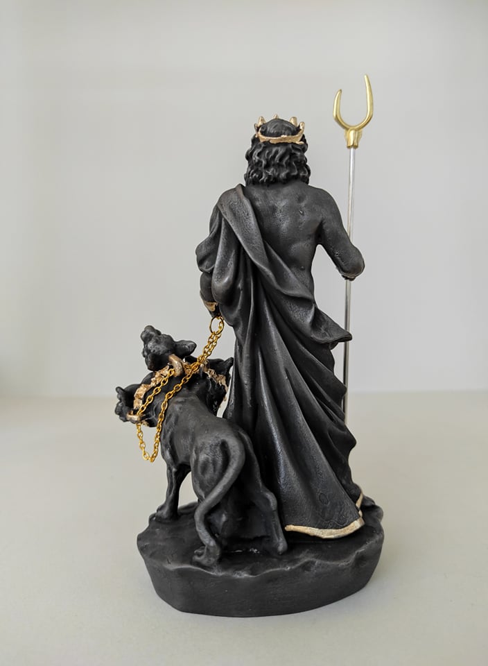 Hades statue with Cerberus — image 7