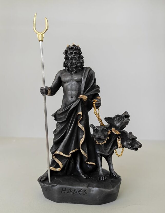 Hades statue with Cerberus — image 5