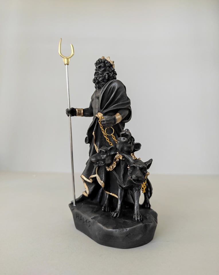 Hades statue with Cerberus — image 8