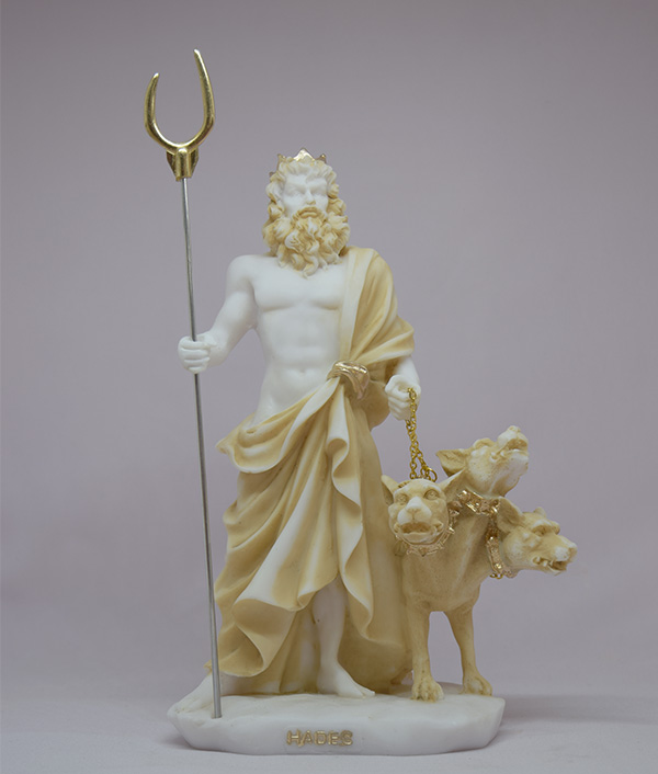 Hades statue with Cerberus — image 2