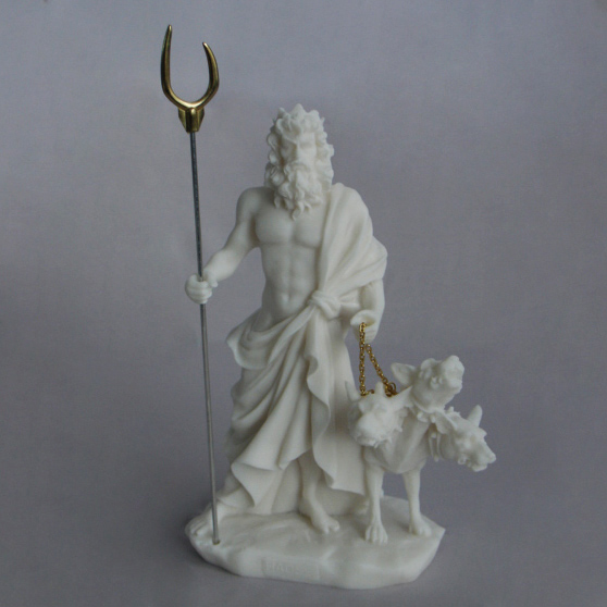 Hades statue with Cerberus — image 4