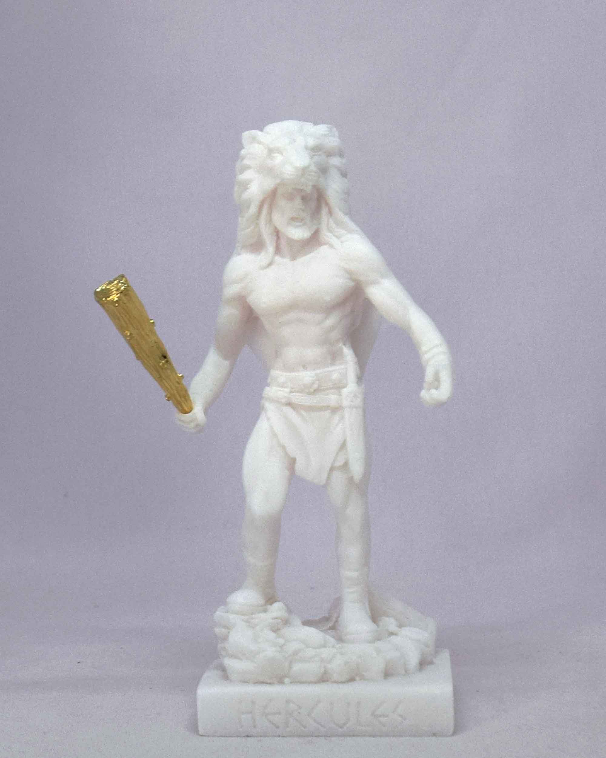 Hercules in a lion hat holds a bat — image 3