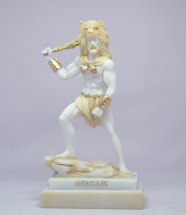 Hercules ready to fight with a bat wearing a lion's hat — image 2