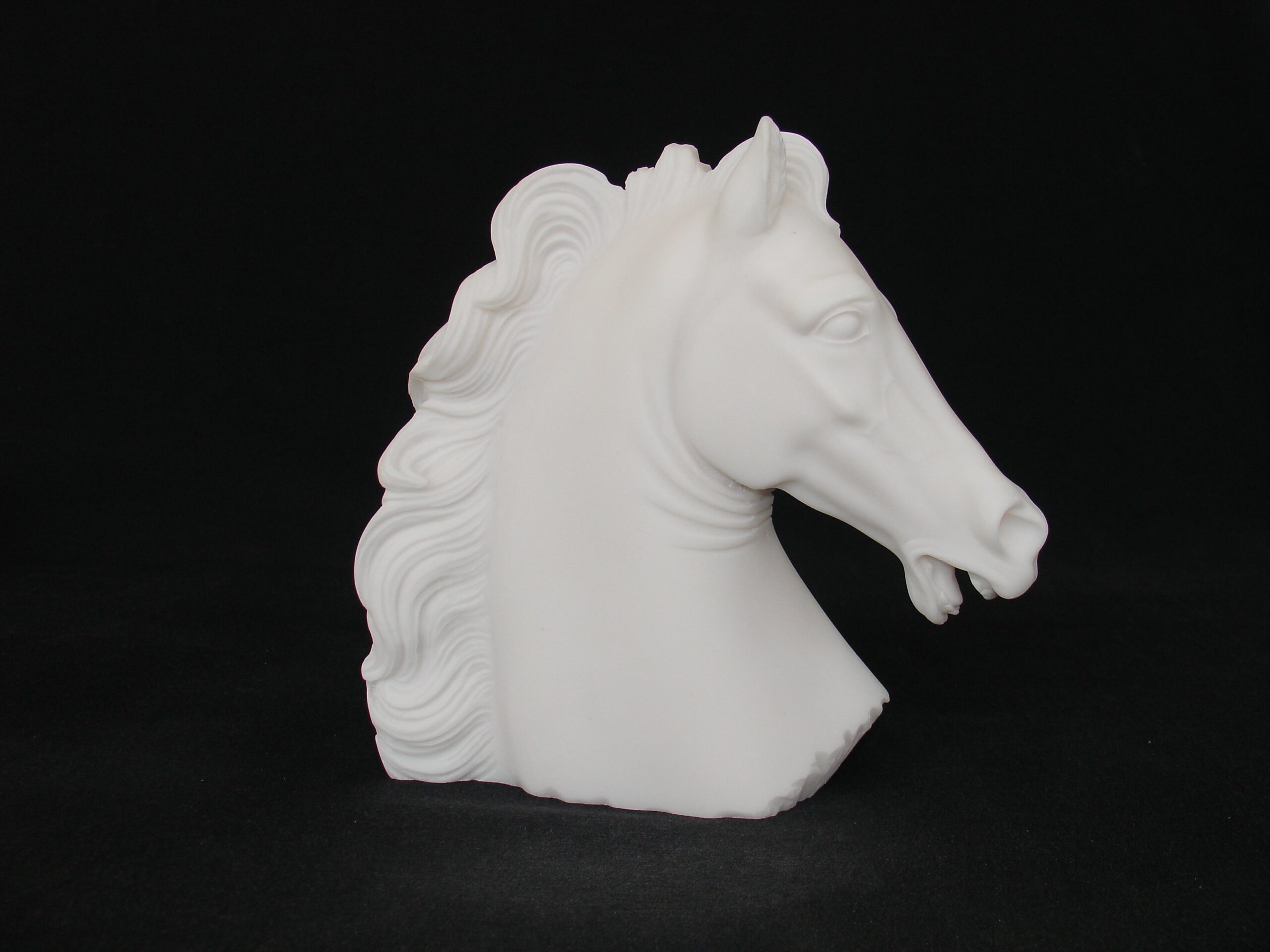 Horse statue bust