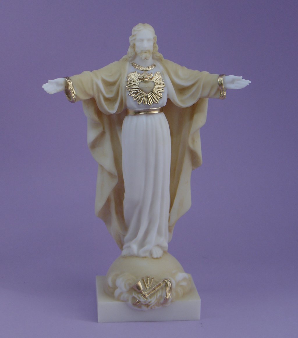 Jesus Christ with open hands statue — image 2