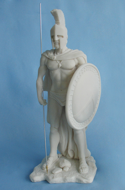 Leonidas with shield and spear pointing down — image 4
