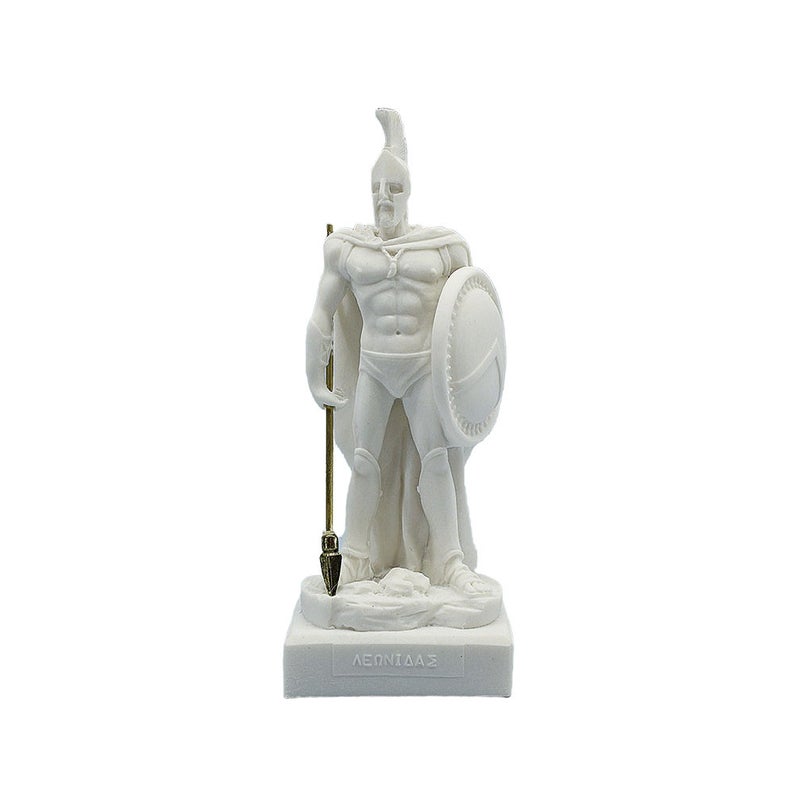 Leonidas with shield and spear pointing down — image 3