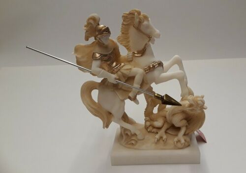 Saint George slays dragon statue — image 5