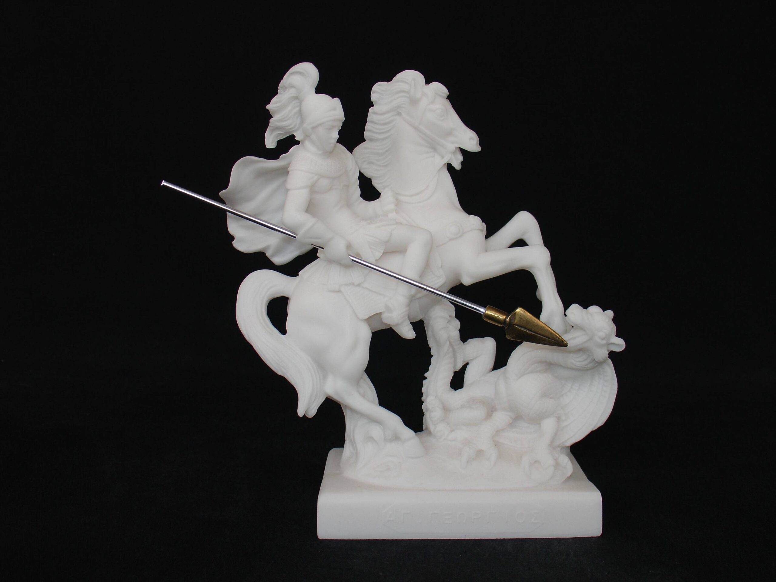 Saint George slays dragon statue — image 2