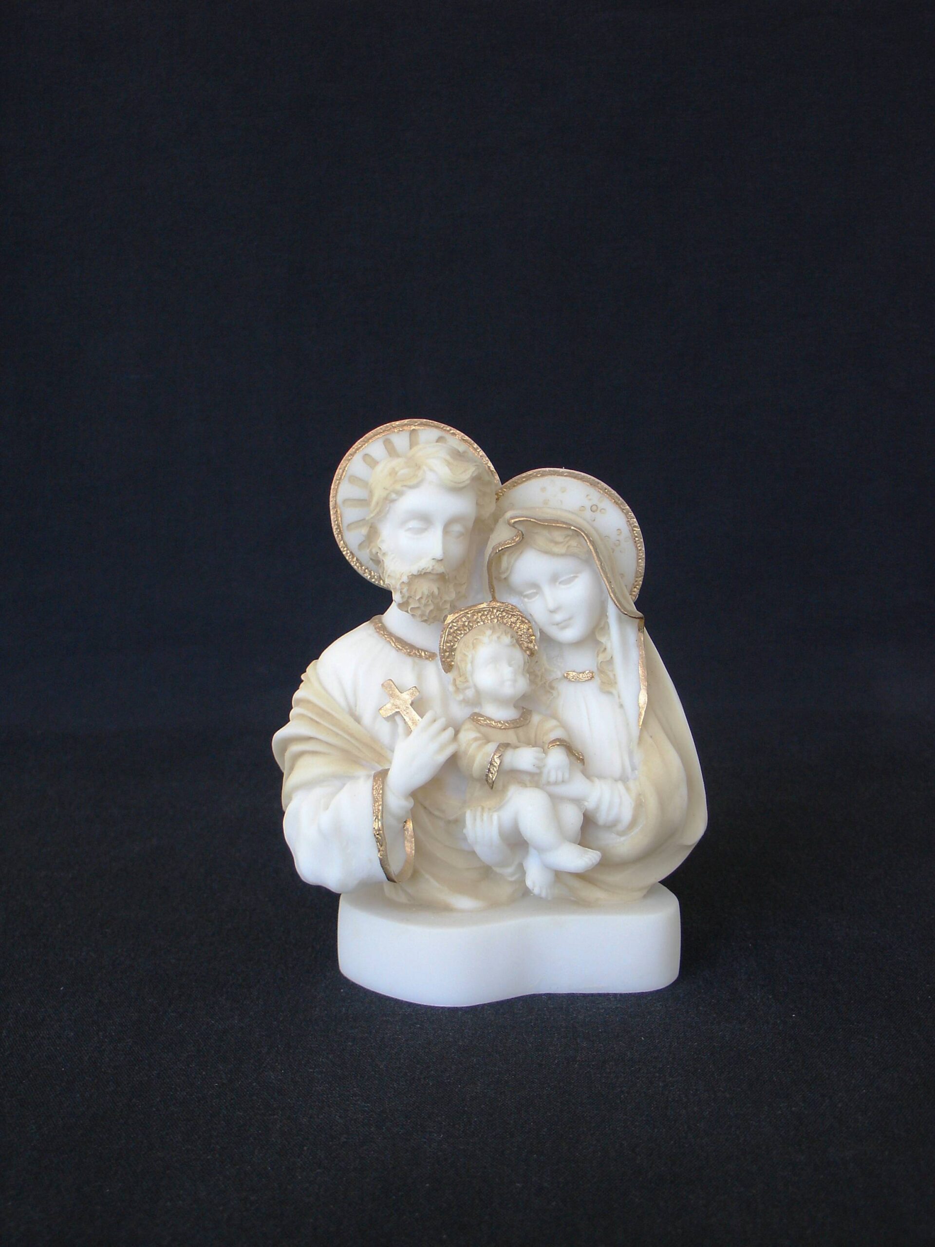 The Holy Family bust statue