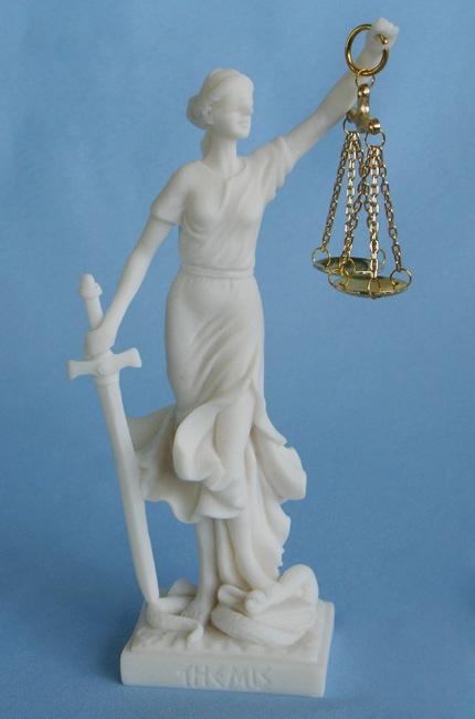 Themis Goddess of Justice (Latin letters) — image 3