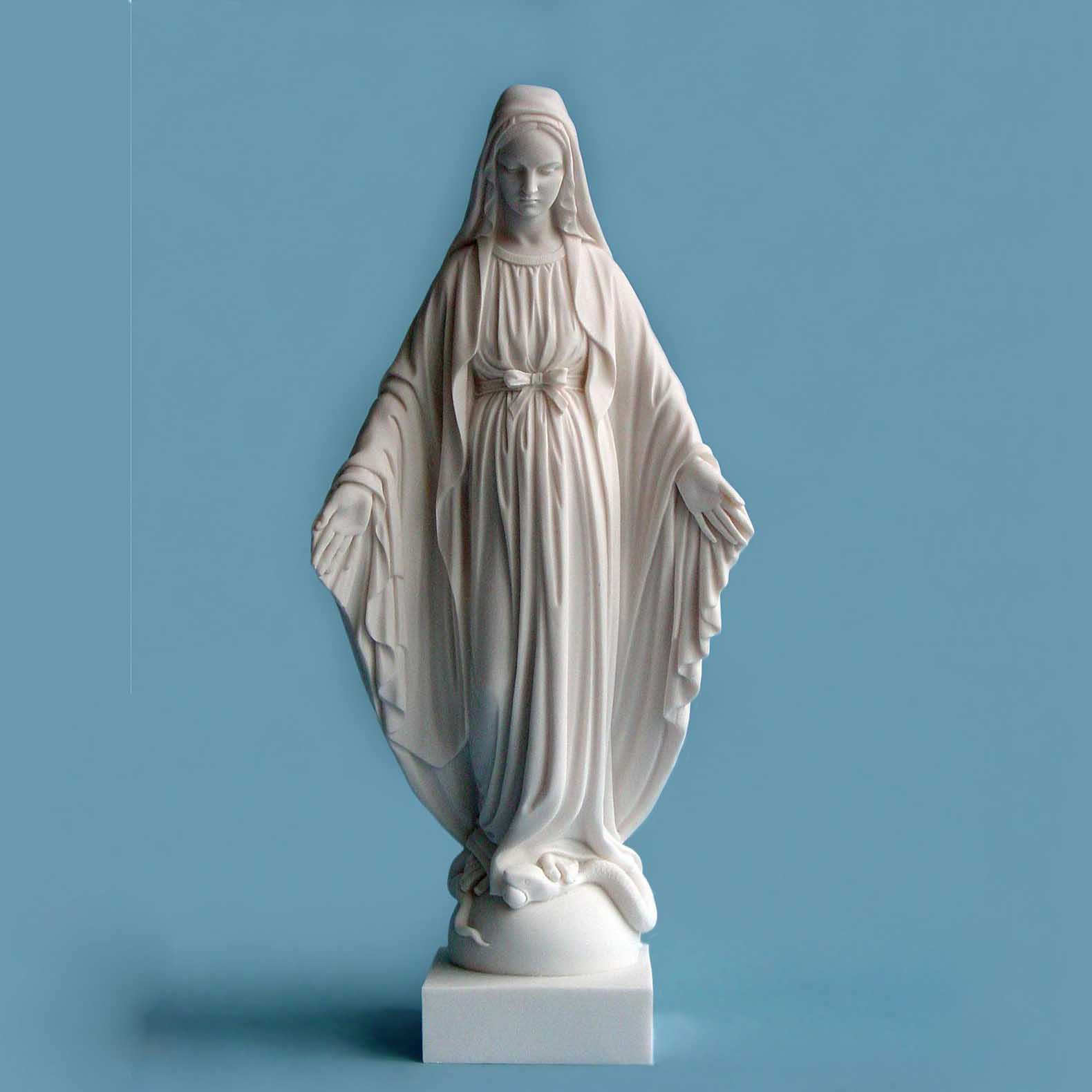 Virgin Mary steps on the snake statue — image 2